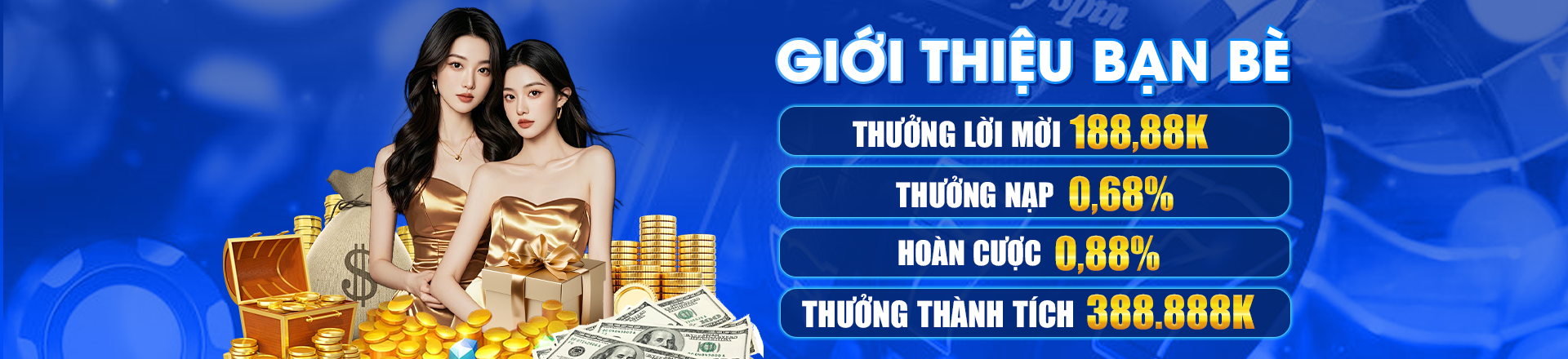 Hình ảnh quảng cáo của mm99 hiển thị nền tảng và các lợi ích